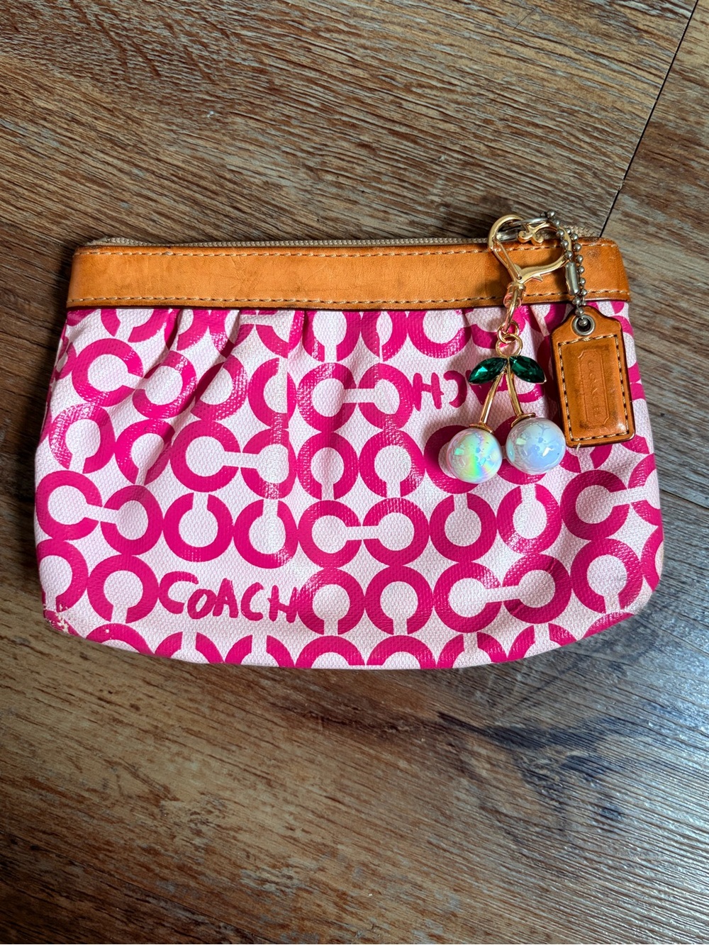 Vintage Y2K Coach Signature Pouch